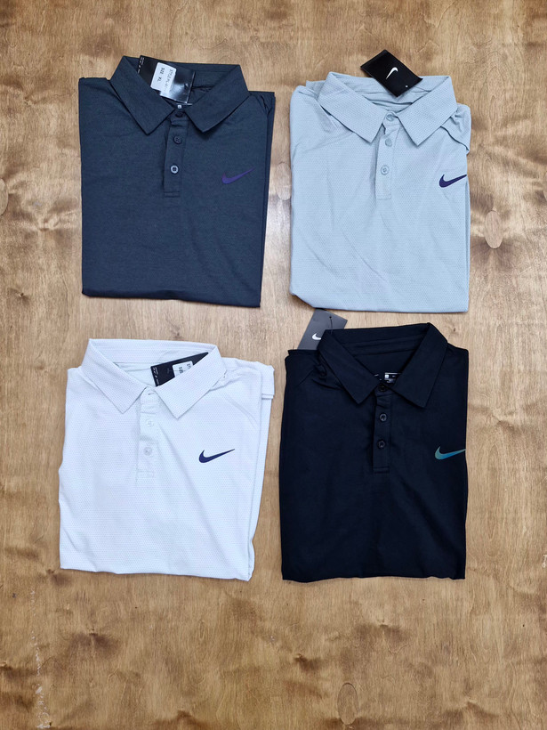 تیشرت مردانه تنفسی یقه دار وارداتی Nike