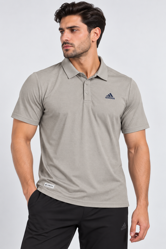 تیشرت مردانه تنفسی یقه دار Adidas وارداتی